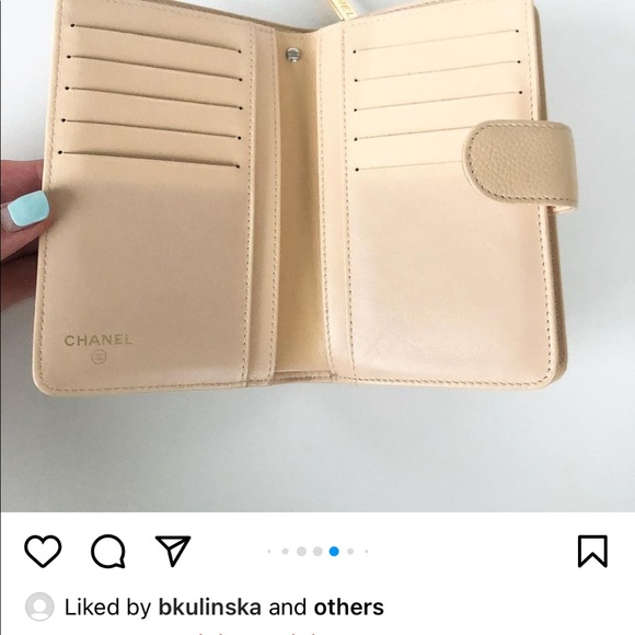 Chanel Nude caviar cc Snap Wallet authentic - Picture 11 of 13